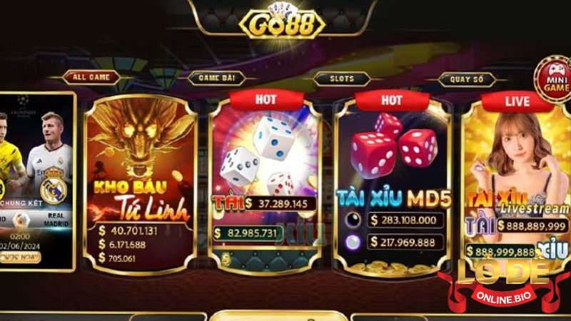 Go88 - Nền tảng game cá cược online uy tín và chuyên nghiệp