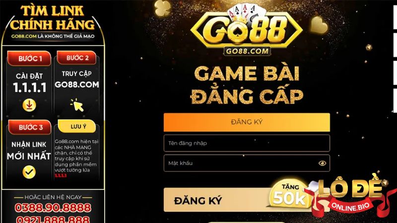 Đăng ký Go88 đơn giản chỉ với vài thao tác