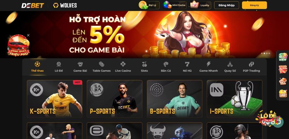 Debet - Cổng game cá cược uy tín hàng đầu hiện nay Đôi nét về cổng game Debet