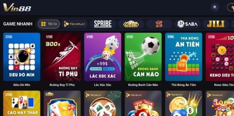 Tổng hợp các chuyên mục game tại Vin88