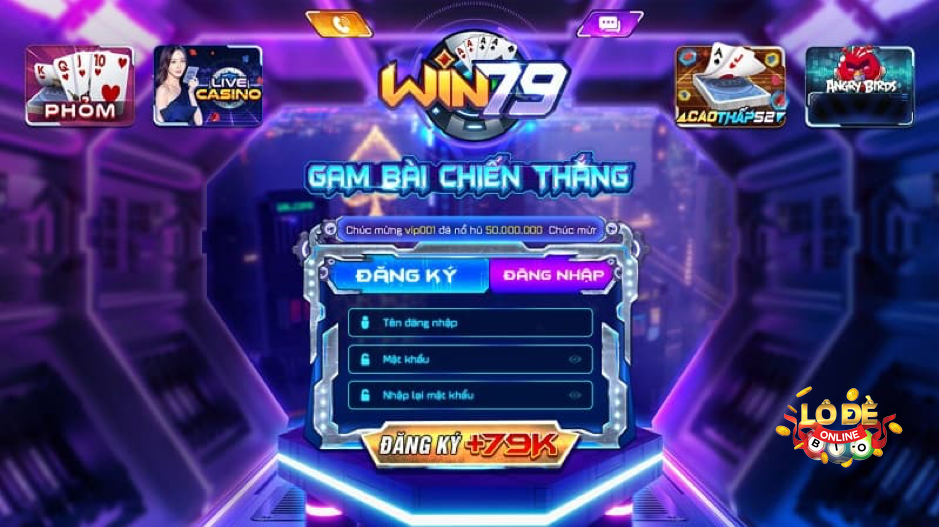 Win79 - Cổng game hot nhất hiện nay khiến dân chơi mê mẩn Hoàn thiện biểu mẫu để tạo tài khoản